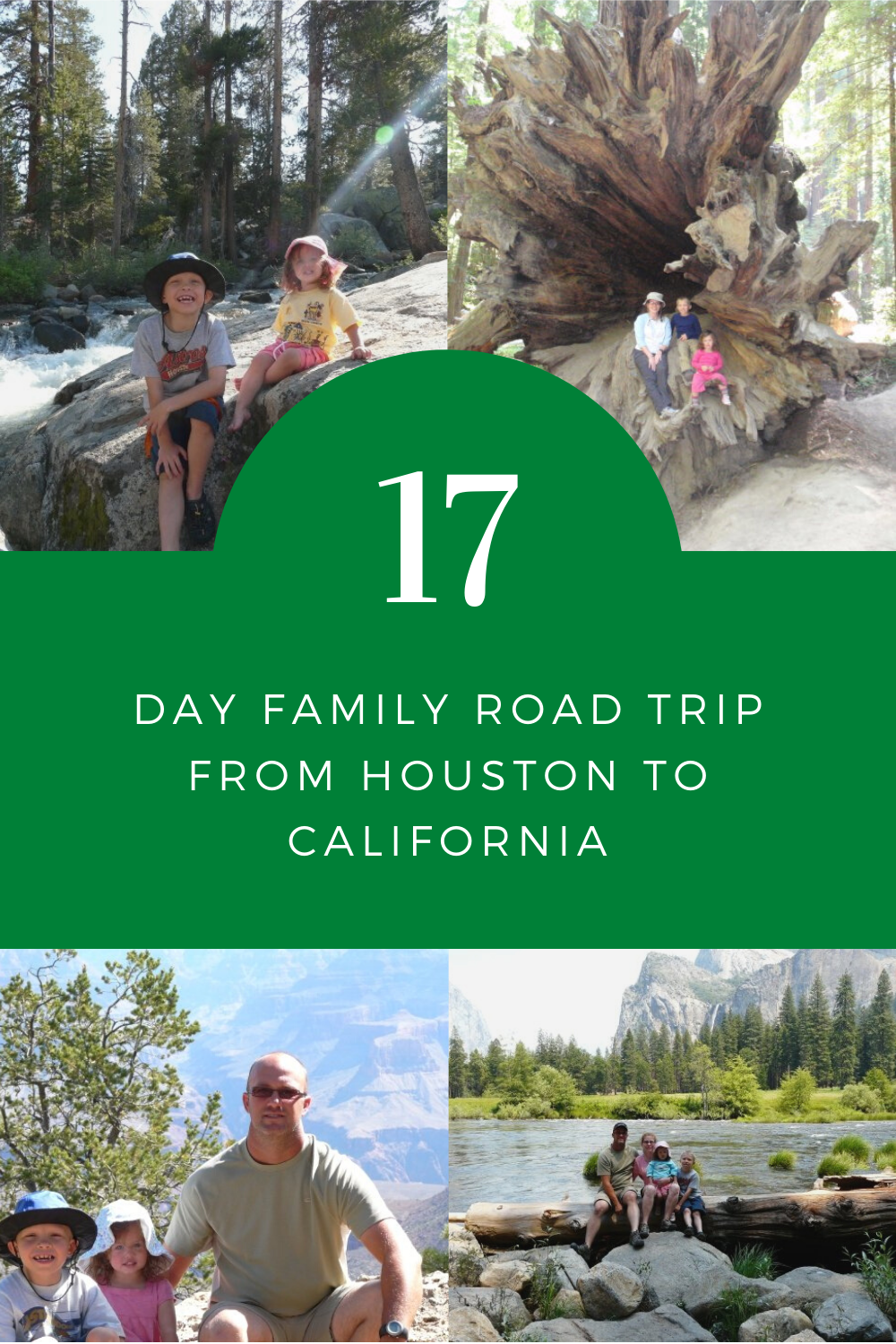 Texas to California Family Road Trip, Days 1-5