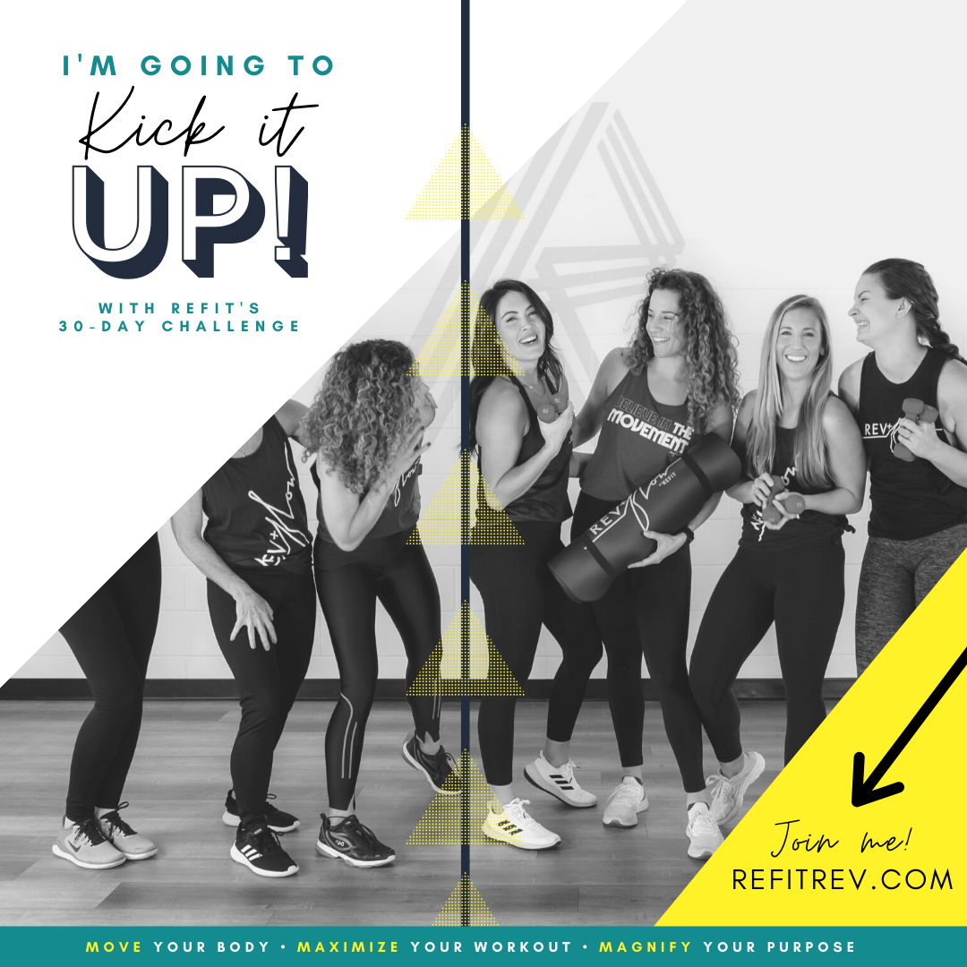 Join Me! REFIT Kick It Up! Challenge