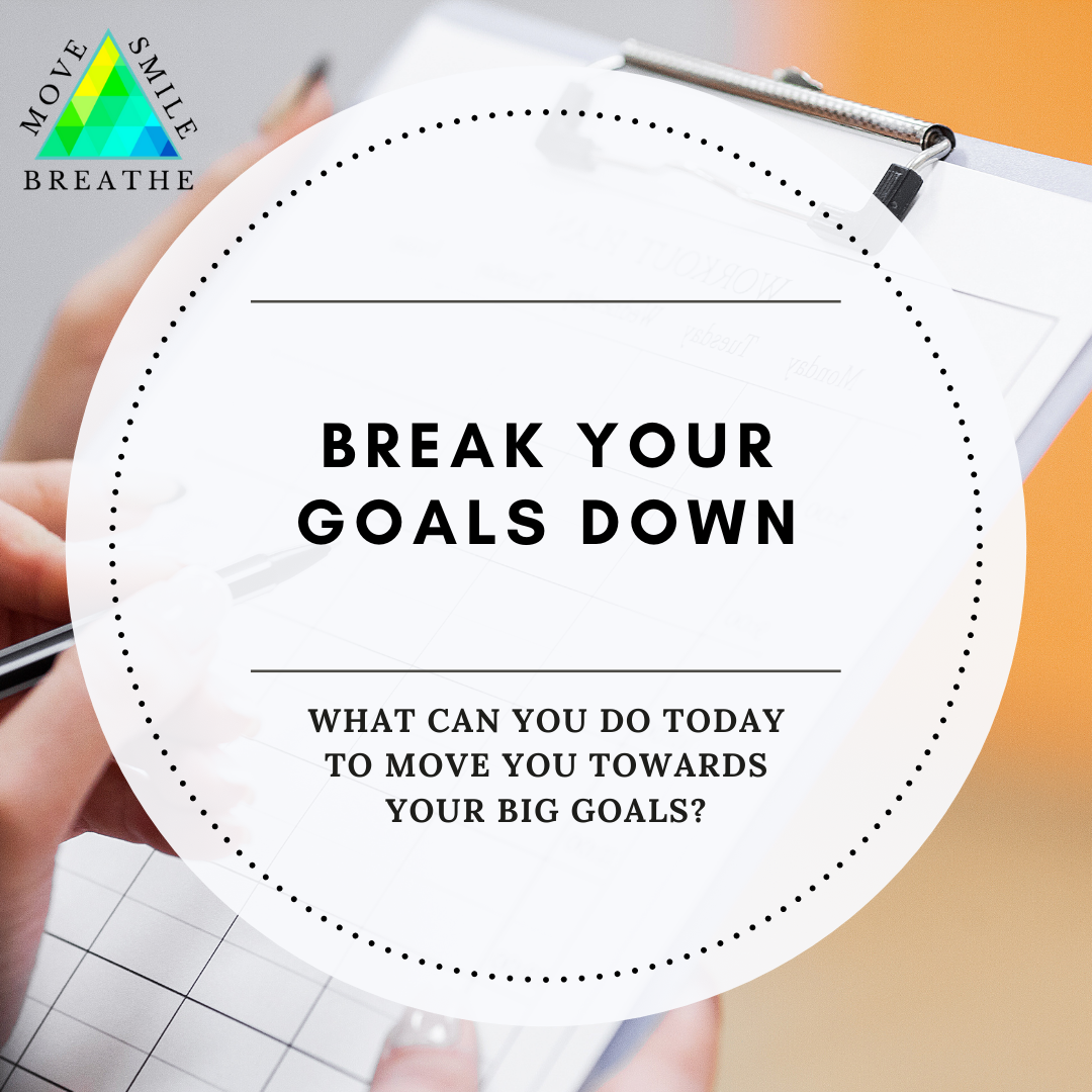 DAY 3: Break Your Goals Down