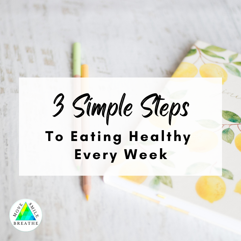 3 Simple Steps To Eating Healthy Every Week